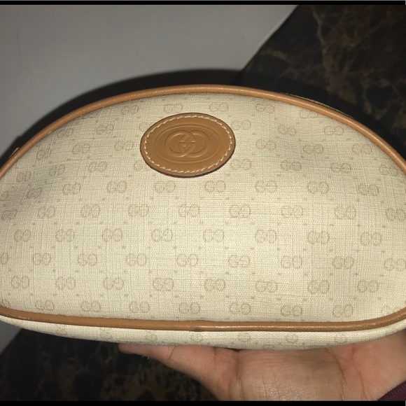 Vintage Gucci Monogram canvas cosmetic bag - Picture 7 of 8